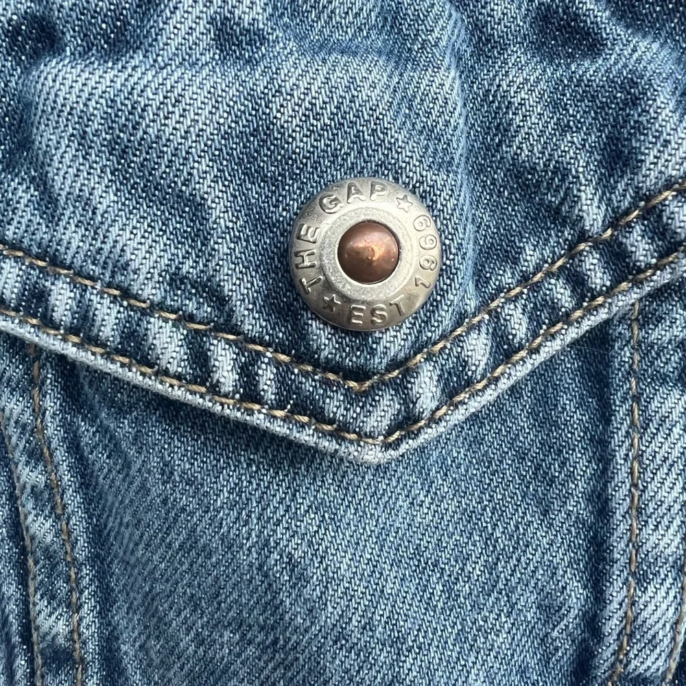 Vintage Kids Gap Blue‎ Denim Jacket size S, cotton